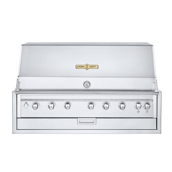 Crown Verity Infinite Series 48 Inch 7 Burner Stainless Steel Built In Gas Grill with Light Package350