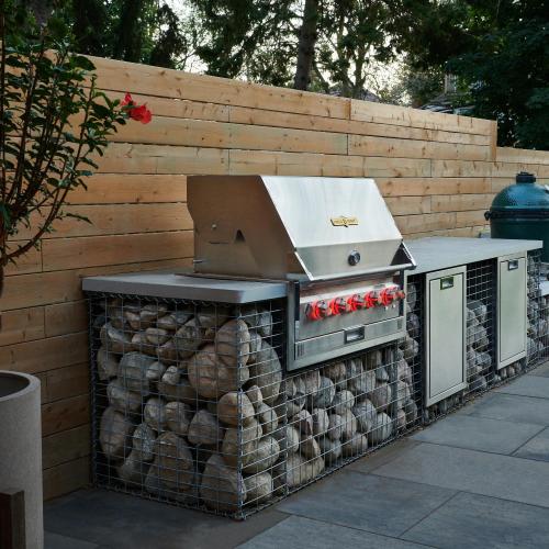 Crown Verity Infinite Series 42 Inch 6 Burner Stainless Steel Built In Propane Gas Grill with Light Package