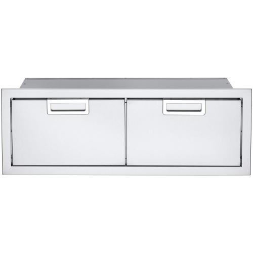 Crown Verity Infinite Series 36 Inch Stainless Steel Horizontal Double Access Drawers