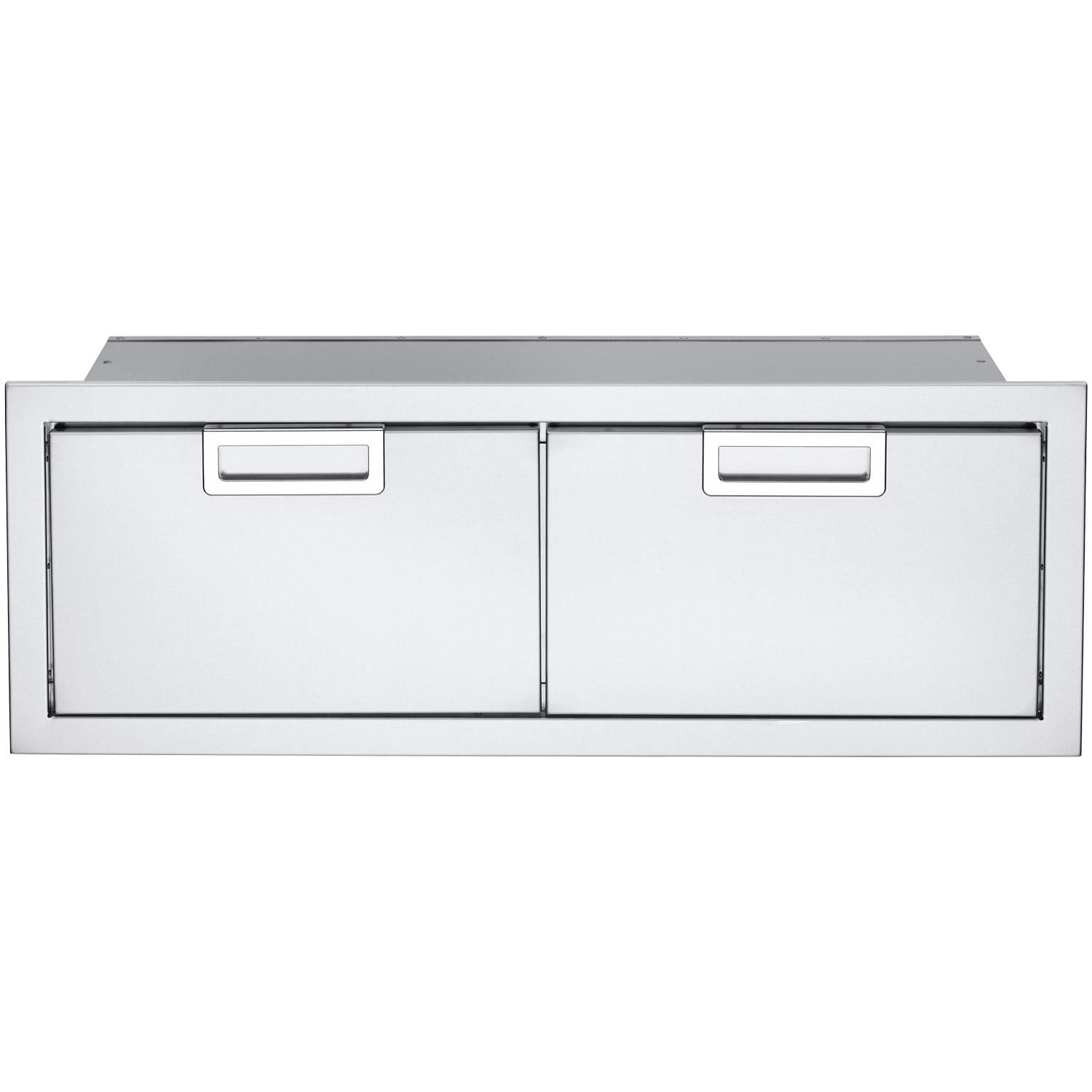 Crown Verity Infinite Series 36 Inch Stainless Steel Horizontal Double Access Drawers