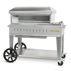 Crown Verity Professional Mobile Series 36 Inch Stainless Steel Freestanding Gas Pizza Oven250