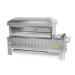 Crown Verity Professional Mobile Series 36 Inch Stainless Steel Table Top Propane Gas Pizza Oven