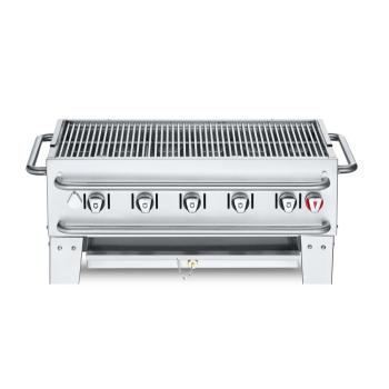 Crown Verity Professional Portable Series 36 Inch 5 Burner Stainless Steel Countertop Propane Gas Grill350