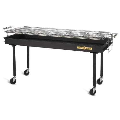 Crown Verity Professional Series 60 Inch Freestanding Steel Charcoal Grill
