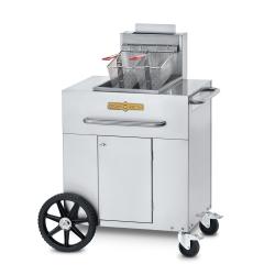 Crown Verity Stainless Steel Freestanding Single Tank Gas Outdoor Fryer250