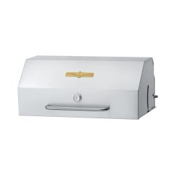 Crown Verity Stainless Steel Roll Dome Grill Hood with Thermometer Medium250