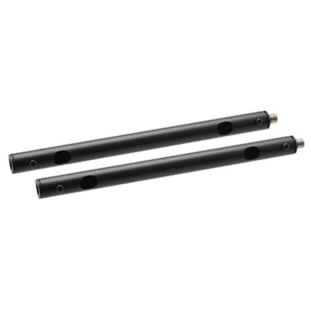 Heatstrip Black 12 Inch Extension Pole Accessory for Ceiling Mounted Patio Heaters   Set of 2