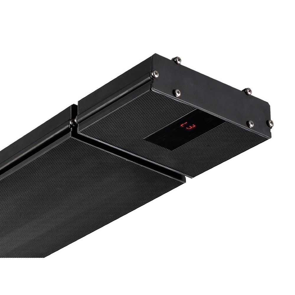 Heatstrip Classic 70 Inch 3200W Electric Infrared Patio Heater with Remote  and  App Control   240V   Black