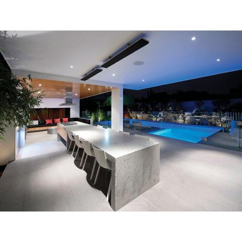 Heatstrip Classic Slimline 53 Inch 2400W Electric Infrared Patio Heater   240V   Black