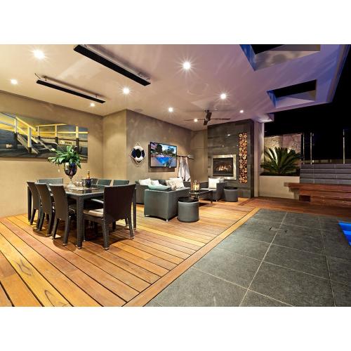 Heatstrip Classic Slimline 70 Inch 3200W Electric Infrared Patio Heater   240V   Black