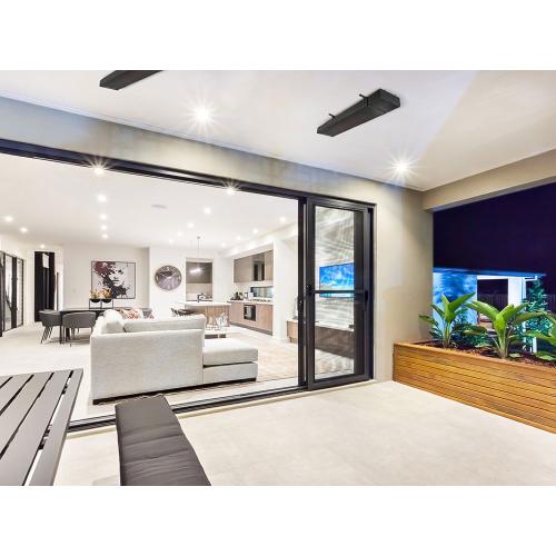 Heatstrip Enhance 40 Inch 3200W Electric Infrared Patio Heater with Remote  and  App Control   240V   Black