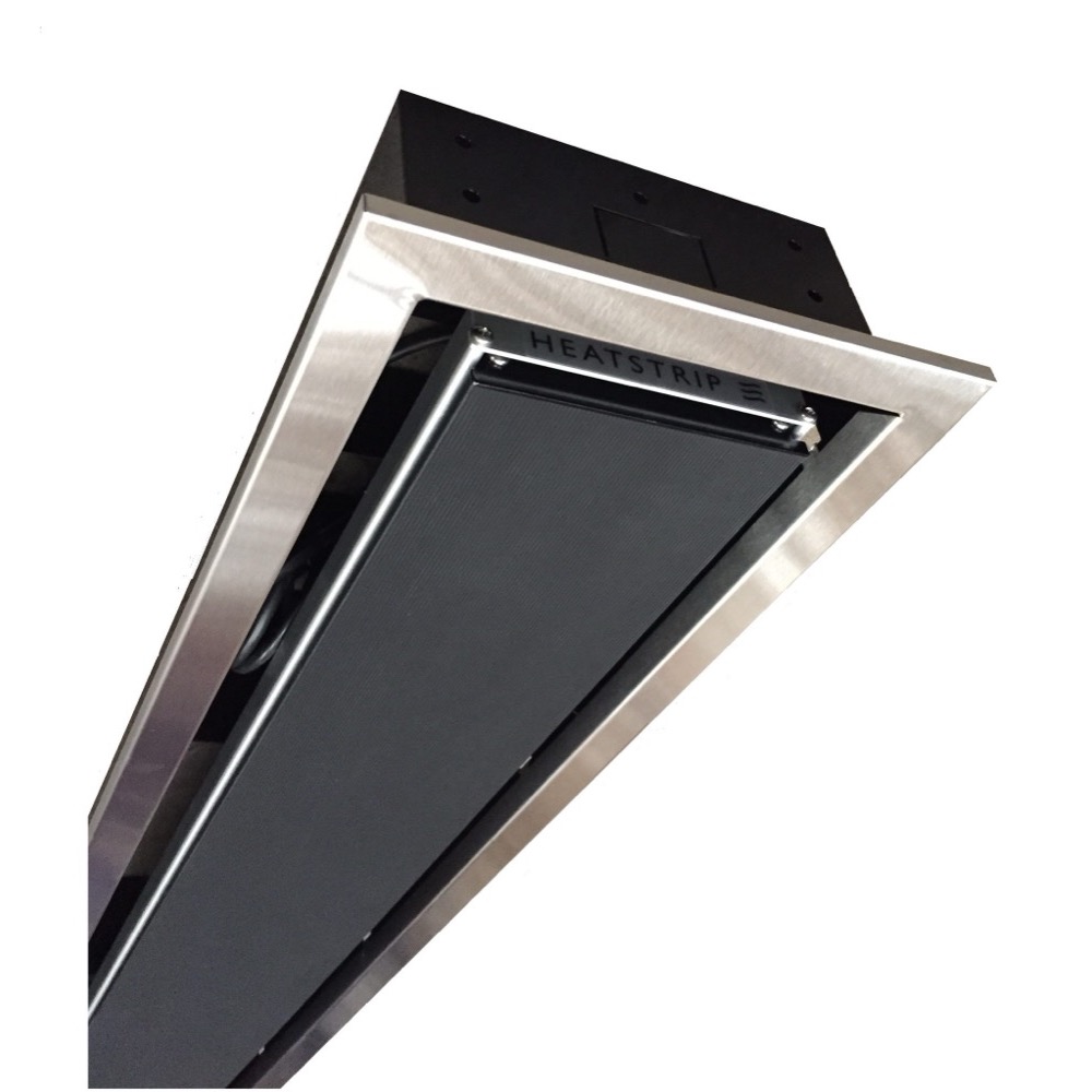  THH3200US AW Electric Patio Heaters   Black Enclosure with Silver Trim
