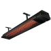 Heatstrip Max DC Commercial 50 Inch 6000W Dual Element Electric Infrared Patio Heater   240V   Black