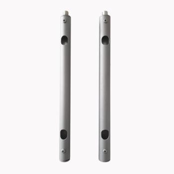 Heatstrip Silver 12 Inch Extension Pole Accessory for Ceiling Mounted Patio Heaters Set of 2350