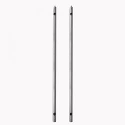 Heatstrip Silver 36 Inch Extension Pole Accessory for Ceiling Mounted Patio Heaters Set of 2250