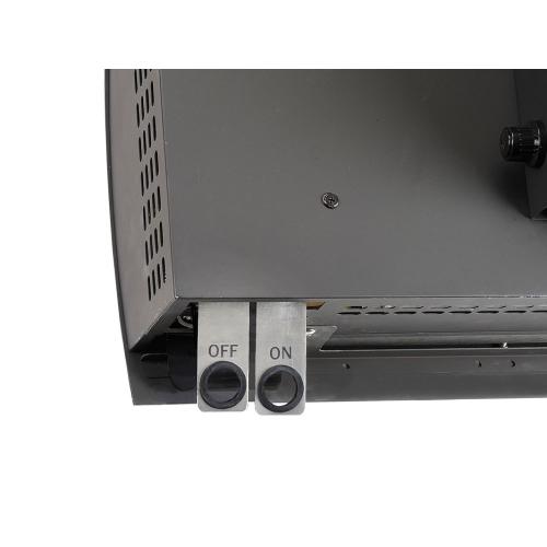 Heatstrip Wall Mounted 23 Inch 32000 BTU Natural Gas Patio Heater with Electronic Ignition