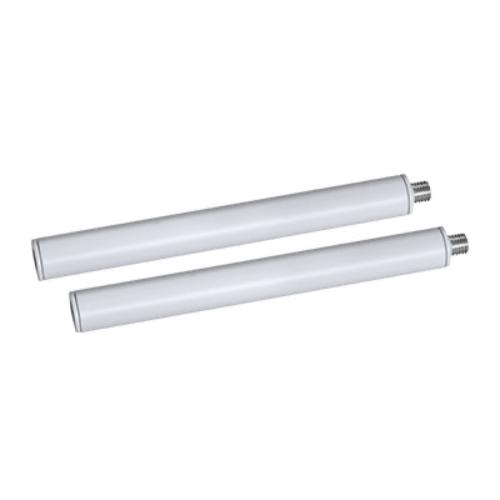 Heatstrip White 12 Inch Extension Pole Accessory for Ceiling Mounted Patio Heaters   Set of 2