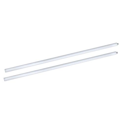 Heatstrip White 36 Inch Extension Pole Accessory for Ceiling Mounted Patio Heaters   Set of 2