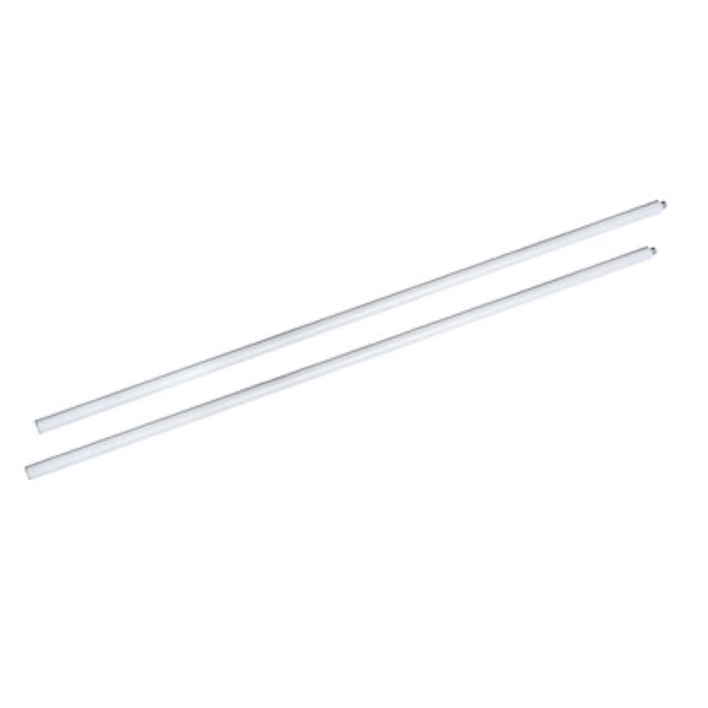 Heatstrip White 48 Inch Extension Pole Accessory for Ceiling Mounted Patio Heaters   Set of 2