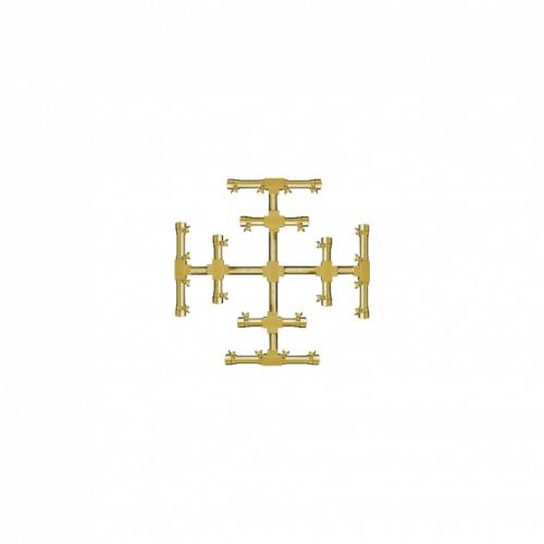 Firegear 18 Inch Propane Gas Pro Series Brass Snowflake Burner