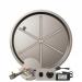 Firegear 33 Inch Round Stainless Steel Gas Drop In Fire Pit Pan with 31 Inch Spur Burner and All Weather Electronic Ignition System75