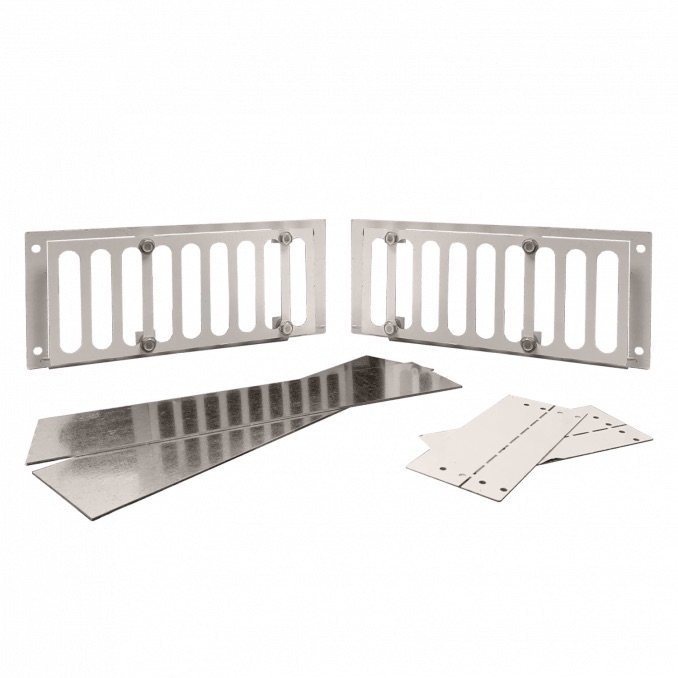 Firegear 4 Inch Tall Stainless Steel Paver Vent Kit with Lintel for SRW Paver DIY Fire Pit Kits
