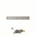 Firegear 60 Inch Linear Stainless Steel Gas Drop In Fire Pit Pan with T Burner and Match Light Ignition System75