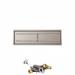 Firegear 60 Inch Rectangular Stainless Steel Gas Drop In Fire Pit Pan with H Burner and Match Light Ignition System75