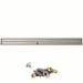 Firegear 96 Inch Linear Stainless Steel Gas Drop In Fire Pit Pan with T Burner and Match Light Ignition System75