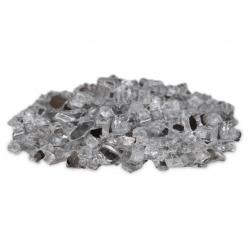 Firegear Half to Three Quarter Inch Silver Reflective Fire Glass 10 Pounds250