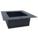 Firegear LUME 24 inch Square Black Carbon Steel Smokeless Double Wall Fire Pit Insert75