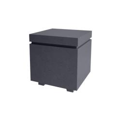 Firegear Sanctuary Series 20 Inch Square GFRC 20 Lb Tank Enclosure Slate250