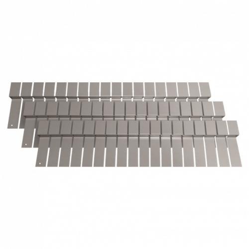 Firegear Stainless Steel Pro Series Flexframe for SRW Paver DIY Fire Pit Kits   3 Pieces