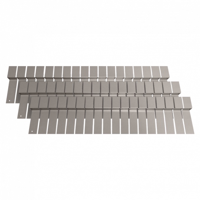 Firegear Stainless Steel Pro Series Flexframe for SRW Paver DIY Fire Pit Kits   3 Pieces