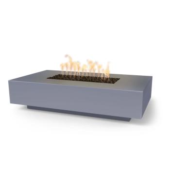 The Outdoor Plus Cabo Rectangular GFRC Concrete Gas Fire Pit Table Gray350
