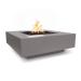 The Outdoor Plus Cabo Square GFRC Concrete Gas Fire Pit Table Chestnut75