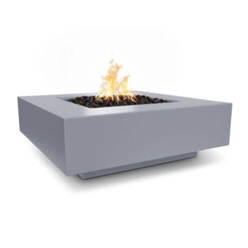The Outdoor Plus Cabo Square GFRC Concrete Gas Fire Pit Table Gray350