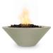 The Outdoor Plus Cazo Round GFRC Concrete Gas Fire Bowl Ash75