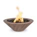 The Outdoor Plus Cazo Round GFRC Concrete Gas Fire Bowl Oak Wood Grain75