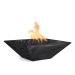 The Outdoor Plus Maya Square GFRC Concrete Gas Fire Bowl Ebony Wood Grain75