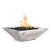 The Outdoor Plus Maya Square GFRC Concrete Gas Fire Bowl Ivory Wood Grain75