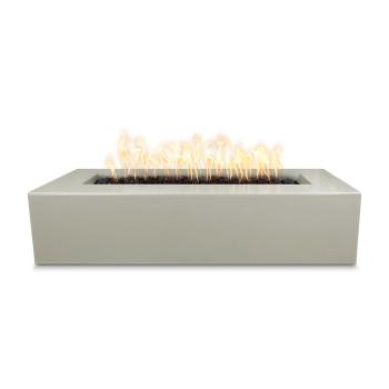 The Outdoor Plus Regal Rectangular GFRC Concrete Gas Fire Pit Ash350