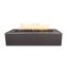 The Outdoor Plus Regal Rectangular GFRC Concrete Gas Fire Pit Chestnut75