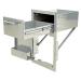 Alfresco Grills 17 Inch Stainless Steel Left Hinged Single Door  and  Single Drawer Combo with Soft Close Hardware   Raspberry Red