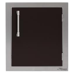 Alfresco Grills 17 Inch Stainless Steel Right Hinged Vertical Single Access Door Jet Black Matte250