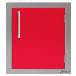 Alfresco Grills 17 Inch Stainless Steel Right Hinged Vertical Single Access Door Raspberry Red250