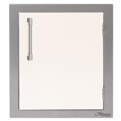 Alfresco Grills 17 Inch Stainless Steel Right Hinged Vertical Single Access Door Signal White Gloss250