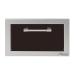 Alfresco Grills 17 Inch Tilt Out Stainless Steel Paper Towel Dispenser   Jet Black Matte