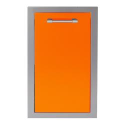 Alfresco Grills 20 Inch Roll Out Double Stainless Steel Trash and Recycling Bin with Soft Close Hardware Luminous Orange250