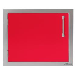 Alfresco Grills 23 Inch Stainless Steel Left Hinged Vertical Single Access Door Raspberry Red250